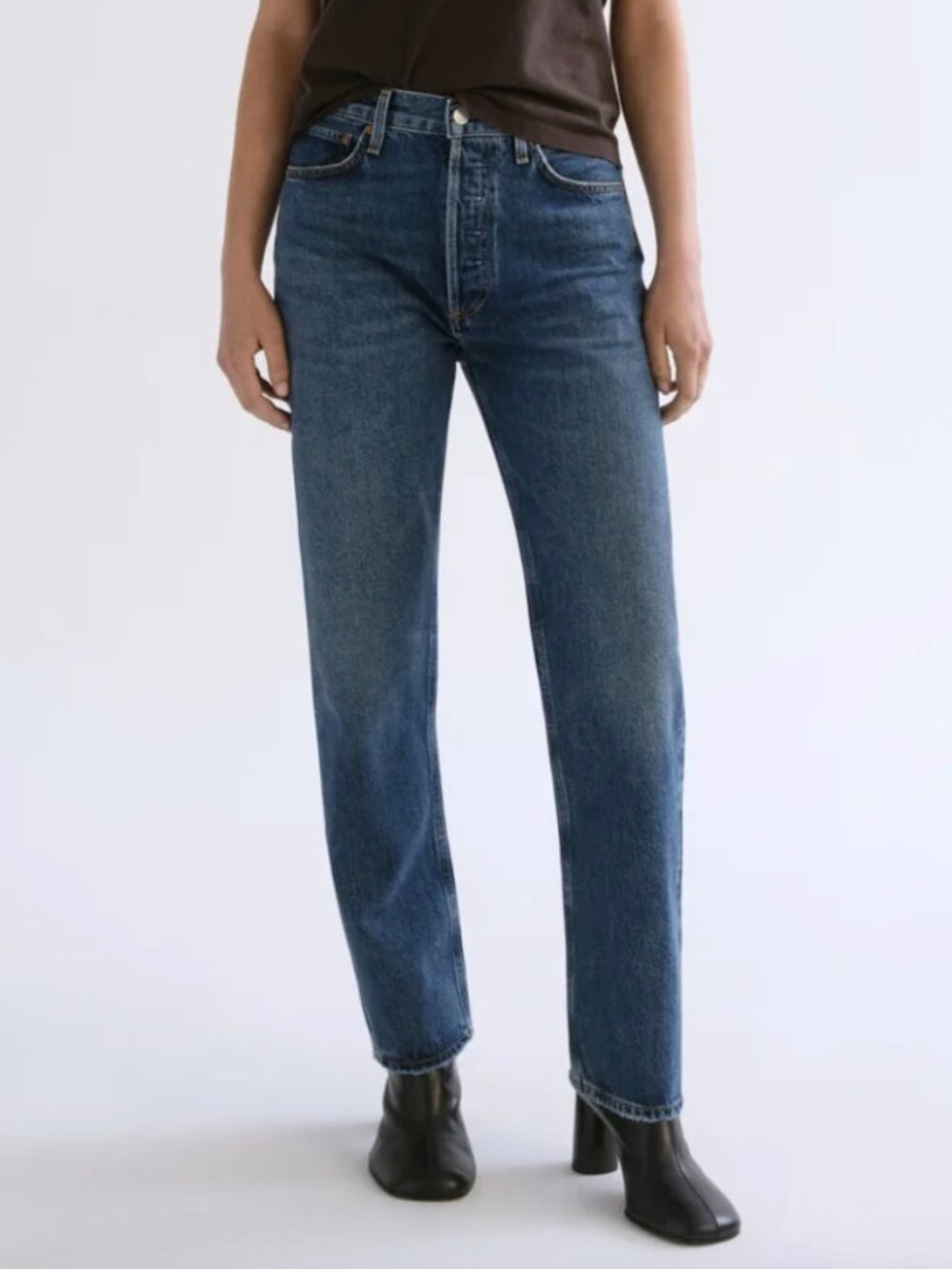 Agolde 90s Pinch Waist High Rise Straight Jeans